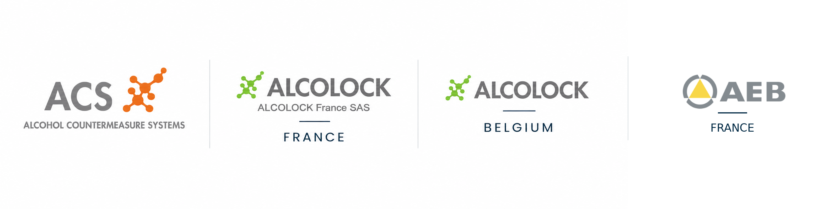 ACS, ALCOLOCK France, ALCOLOCK Belgium and AEB France